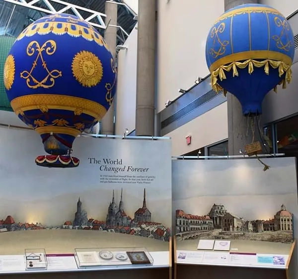 Albuquerque-Balloon-Museum-Le-Martial-Hot-Air-Balloon-Replica