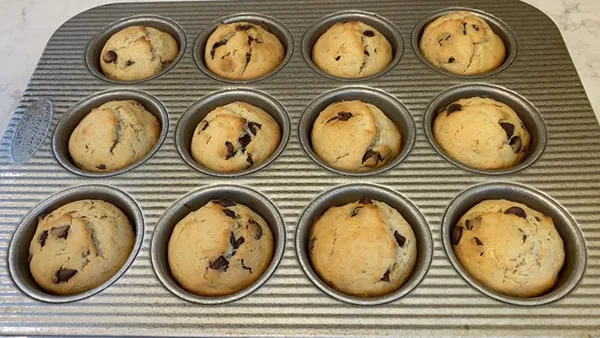 Banana Chocolate Chip Muffins Large Batch Bake the Muffins