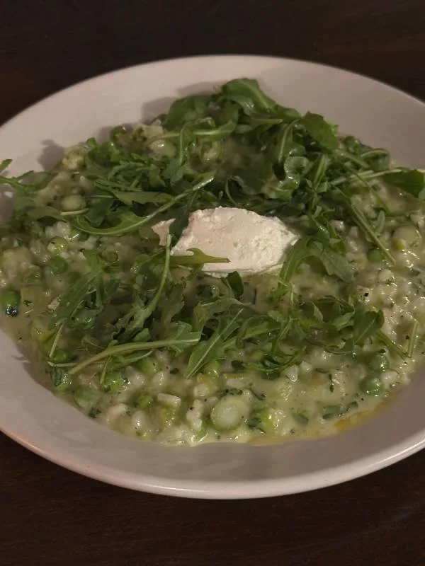 Best London Pubs The Albion Primavera Risotto with Peas