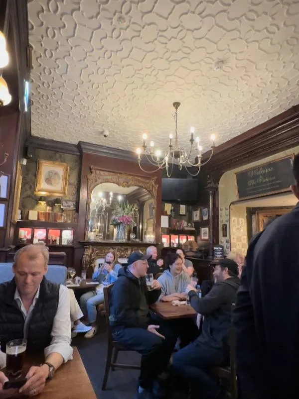 Best London Pubs The Victoria Downstairs Bar