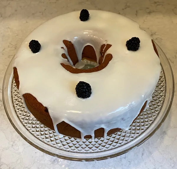 Blackberry Lemon Bundt Cake