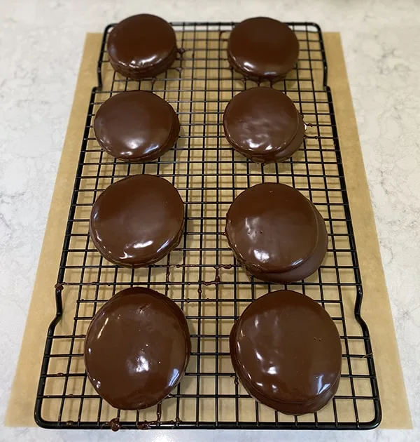 Chocolate Marshmallow Pies Let the Chocolate Set