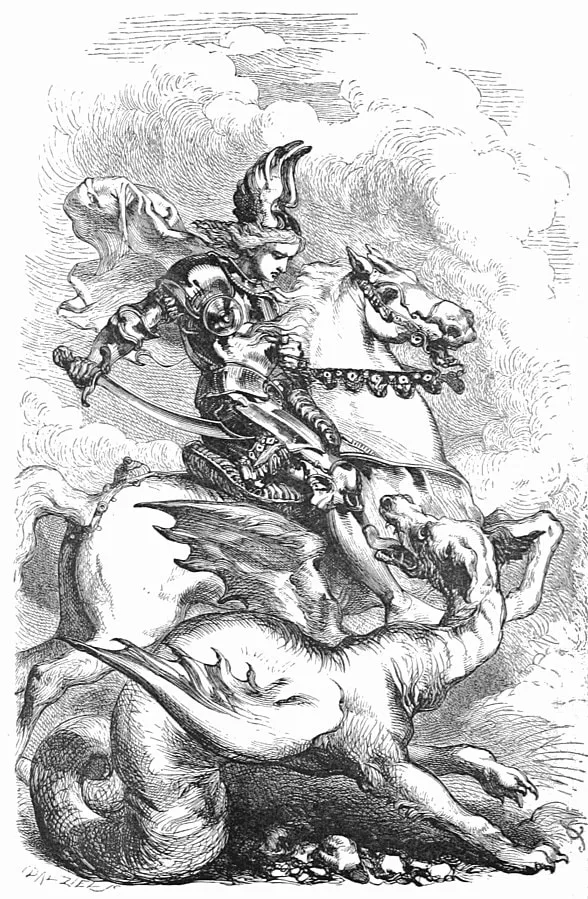 e Lost Princess Belle-Etoile in Battle Illustration
