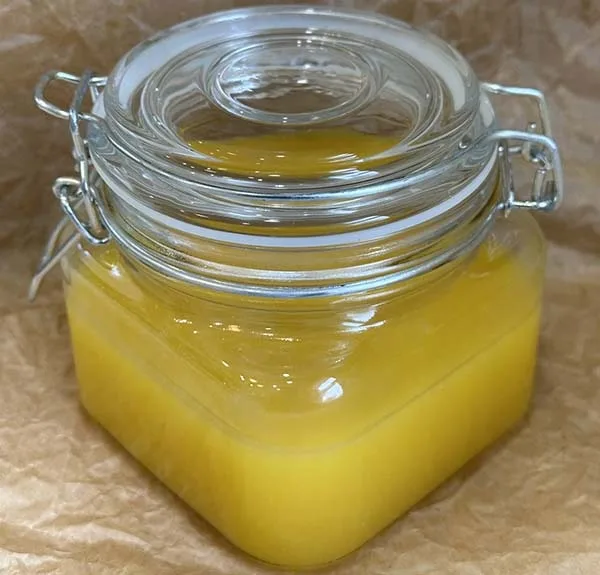 Easy Lemon Curd in Swing Top Canning Jar