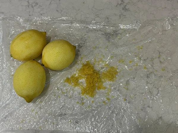 Easy Lemon Curd Zest and Juice the Lemons