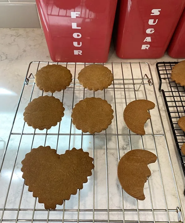 Gingerbread Heart Cookies