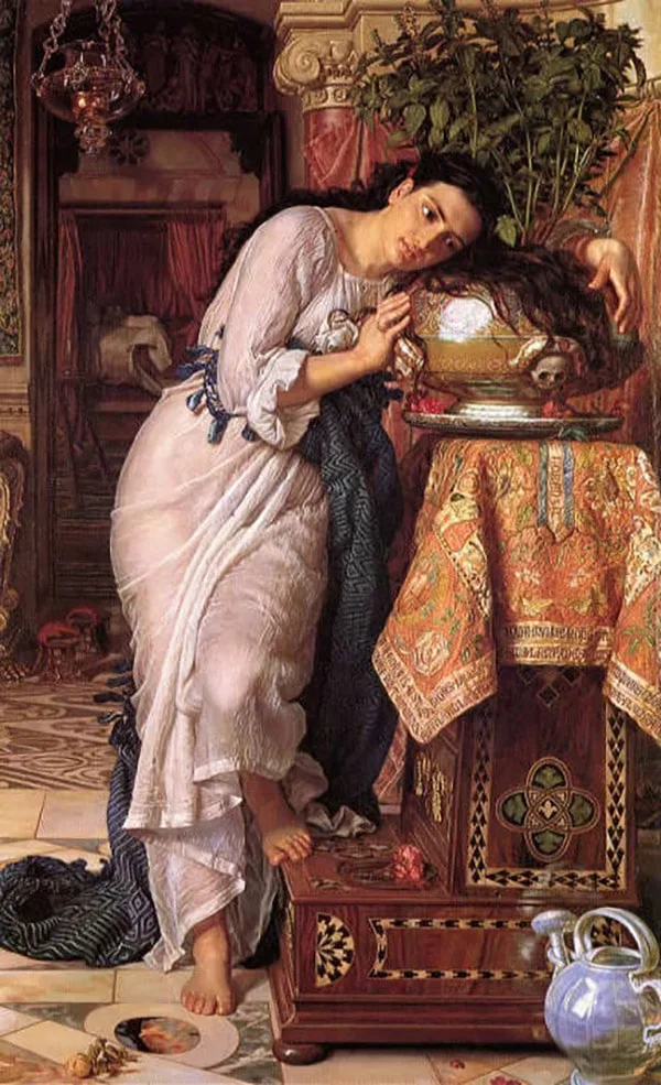 Isabella and the Pot of Basil by William Holman Hunt, 1868