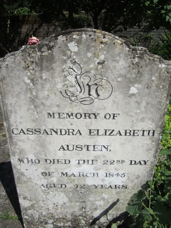 Jane Austen House Cassandra Austen Headstone