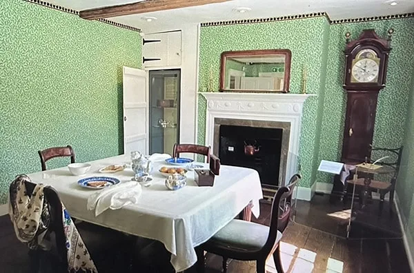 Jane Austen House Dining Room Chawton Leaf