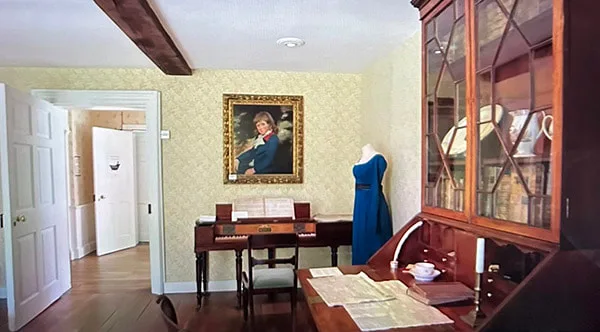 Jane Austen House Drawing Room Mr. Austen Desk