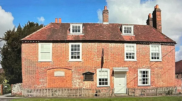 Jane Austen House Brick Front Window