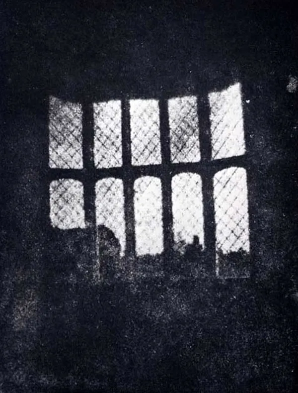 Latticed Window at Lacock Abbey England