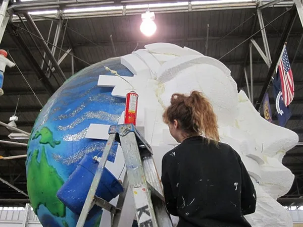 Mardi Gras World Artist at Work