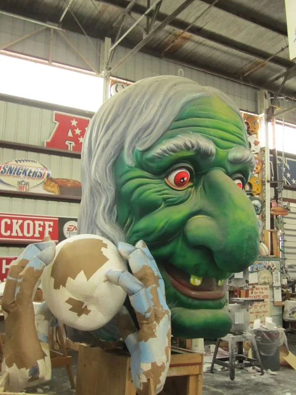 Mardi Gras World Witch in Progress