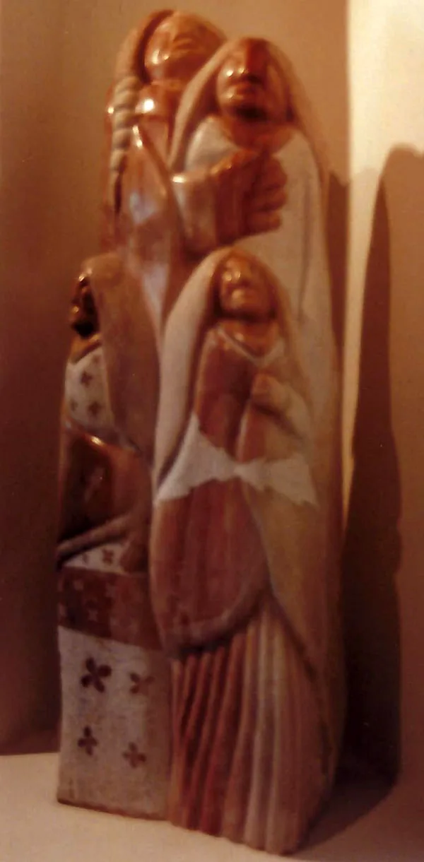 Millicent Rogers Museum Taos Pueblo Family Carving