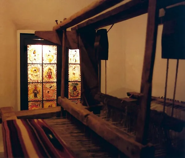 Millicent Rogers Museum Loom and Painted Window