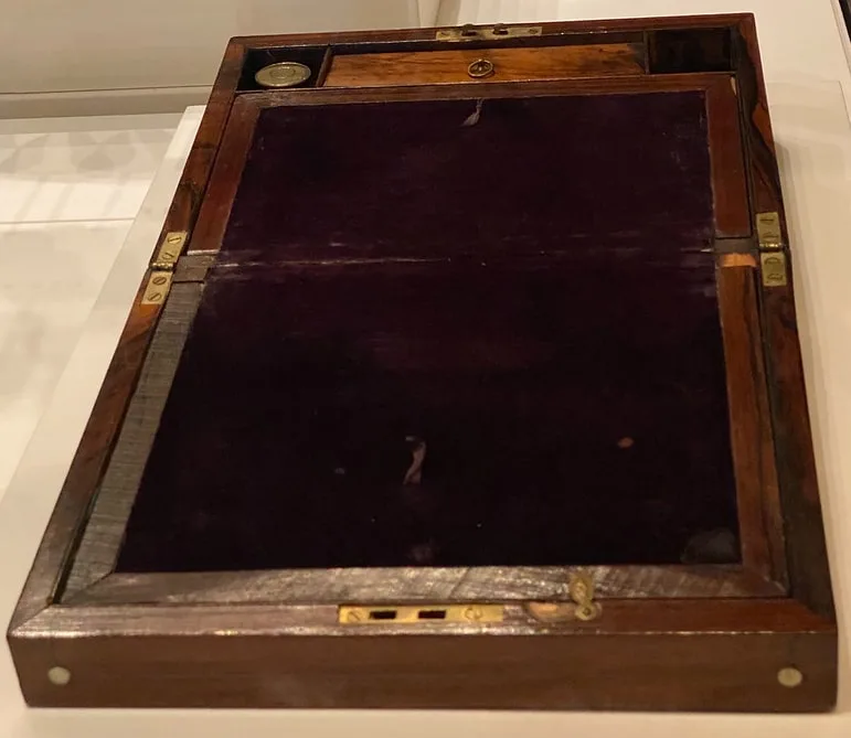 New York Public Library Treasures Charlotte Bronte's Desk