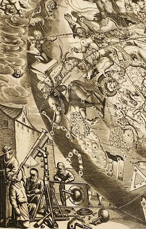 New York Public Library Treasures Harmonia Macrocosmica Close-Up View