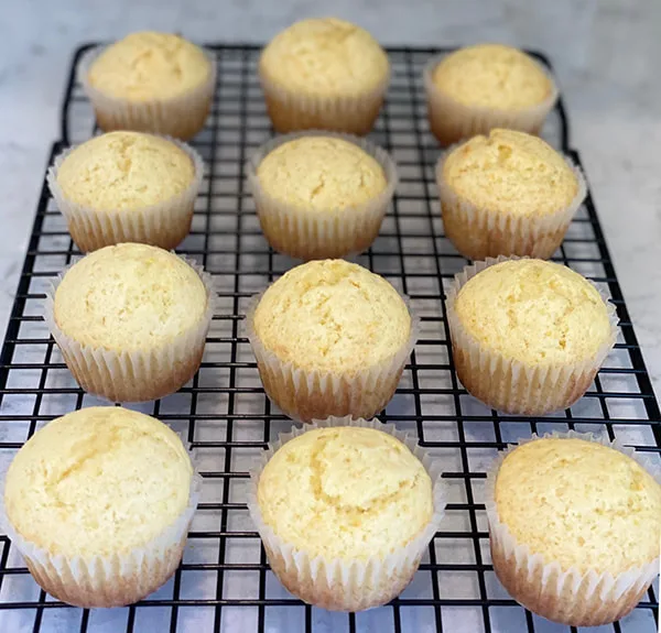 Orange Muffins No Glaze