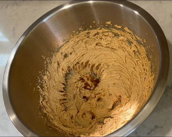 Peanut Butter Thumbprint Cookies Add Vanilla to Peanut Butter Mixture and Beat to Combine
