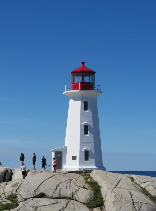 Peggy's Cove Lighthouse from a distance