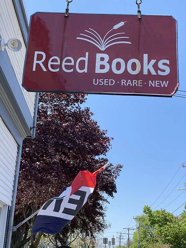 Cape Cod Bookstores Reed Books Sign