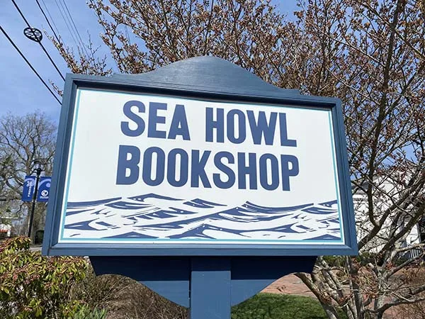 Cape Cod Bookstores Sea Howl Bookshop Sign