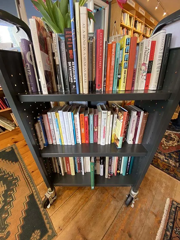 Cape Cod Bookstores Sea Howl Bookshop Used Books Cart