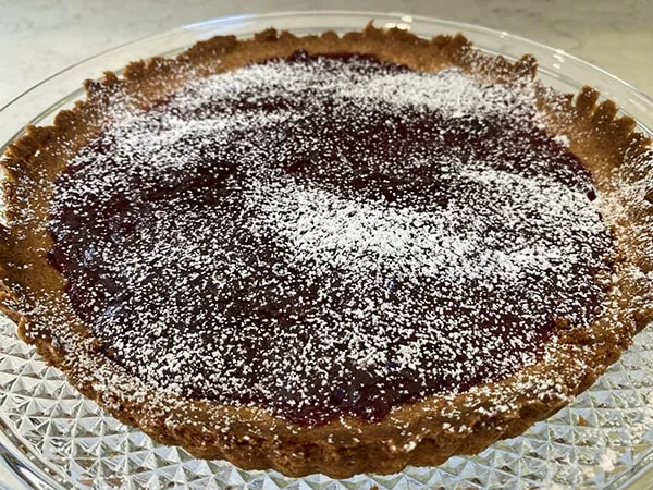 Sour Cherry Jam Tart Recipe