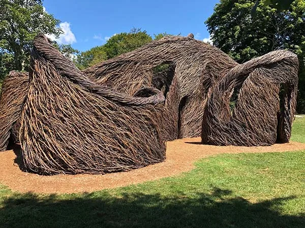 Patrick Dougherty Stickwork A Passing Fancy June 2019