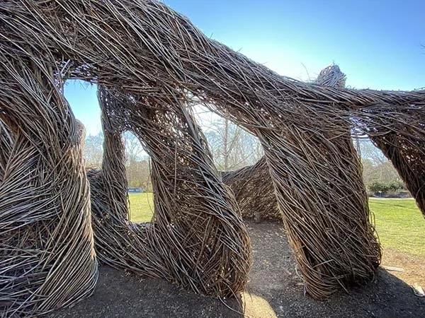 Patrick Dougherty Stickwork A Passing Fancy Side December 2020