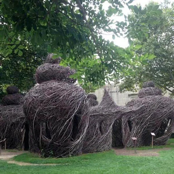 Patrick Dougherty Stickwork Room by Room