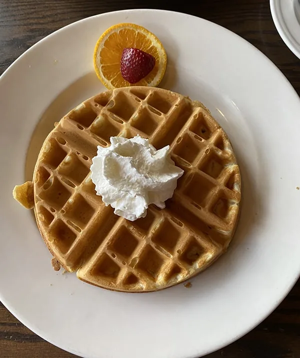 Surfsand Resort Wayfarer Restaurant Malted Waffle