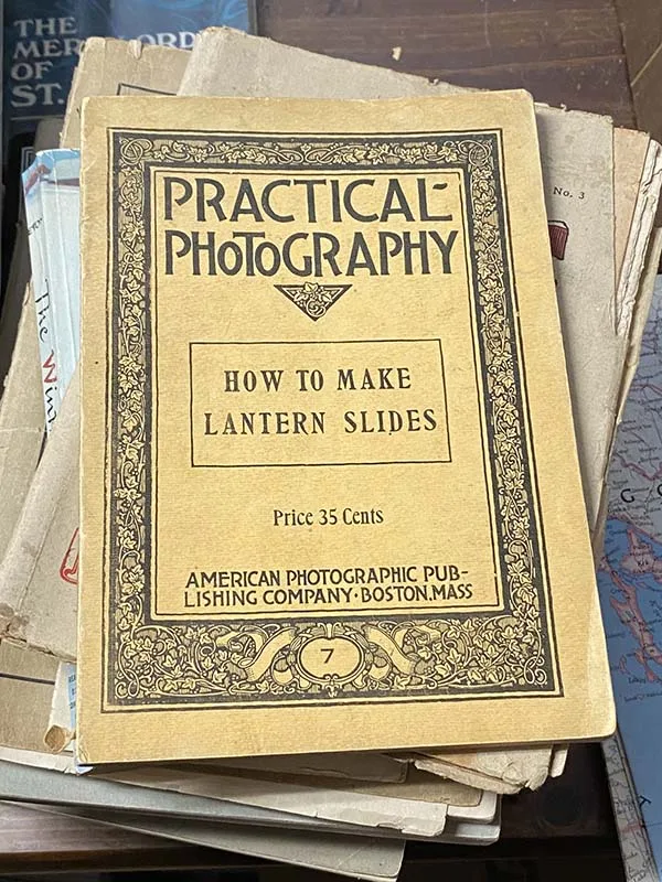 Cape Cod Bookstores Tim's Used Books Practical Photography How to Make Lantern Slides