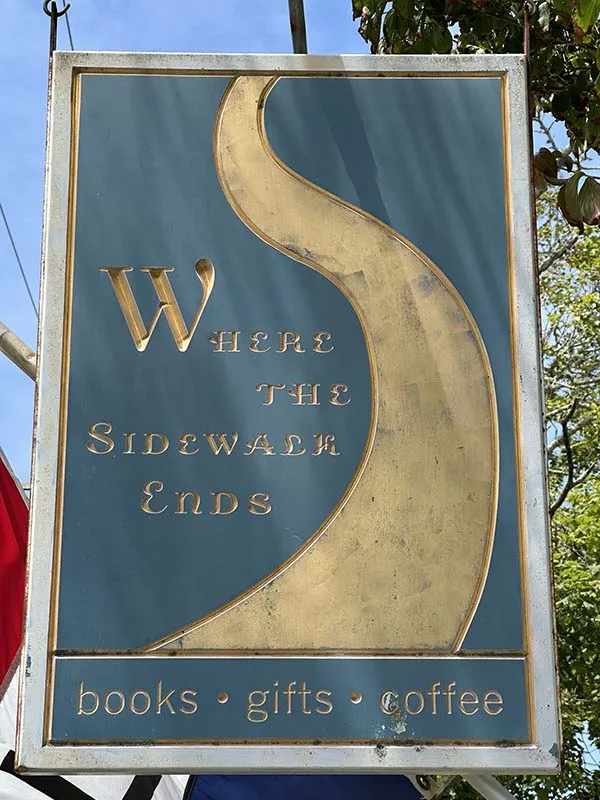 Cape Cod Bookstores Where the Sidewalk Ends Bookstore