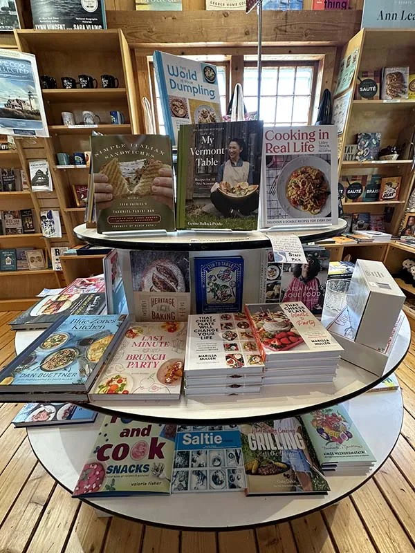 Cape Cod Bookstores Where the Sidewalk Ends Cookbook Section