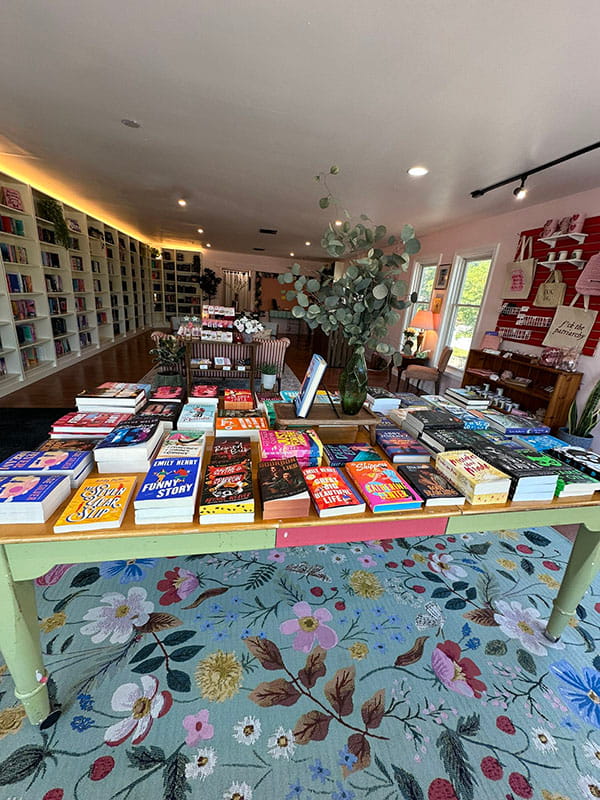 Wild Bound Books Bookstore Book Table