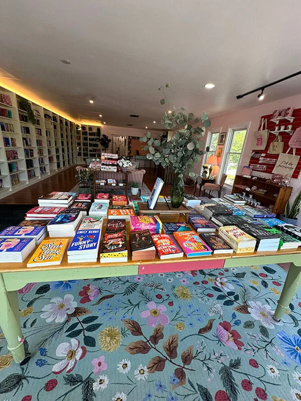 Wild Bound Books Bookstore Book Table